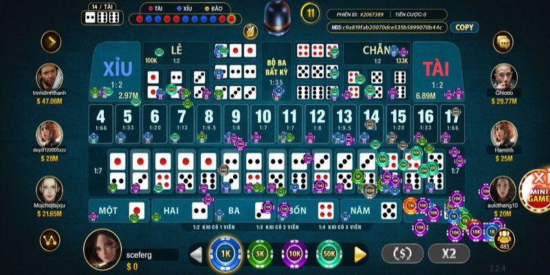 Kinh nghiệm chơi tài xỉu sảnh rồng Sao789  hiệu quả