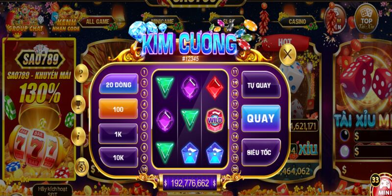 Tìm hiểu về mini game Kim Cương Sao789